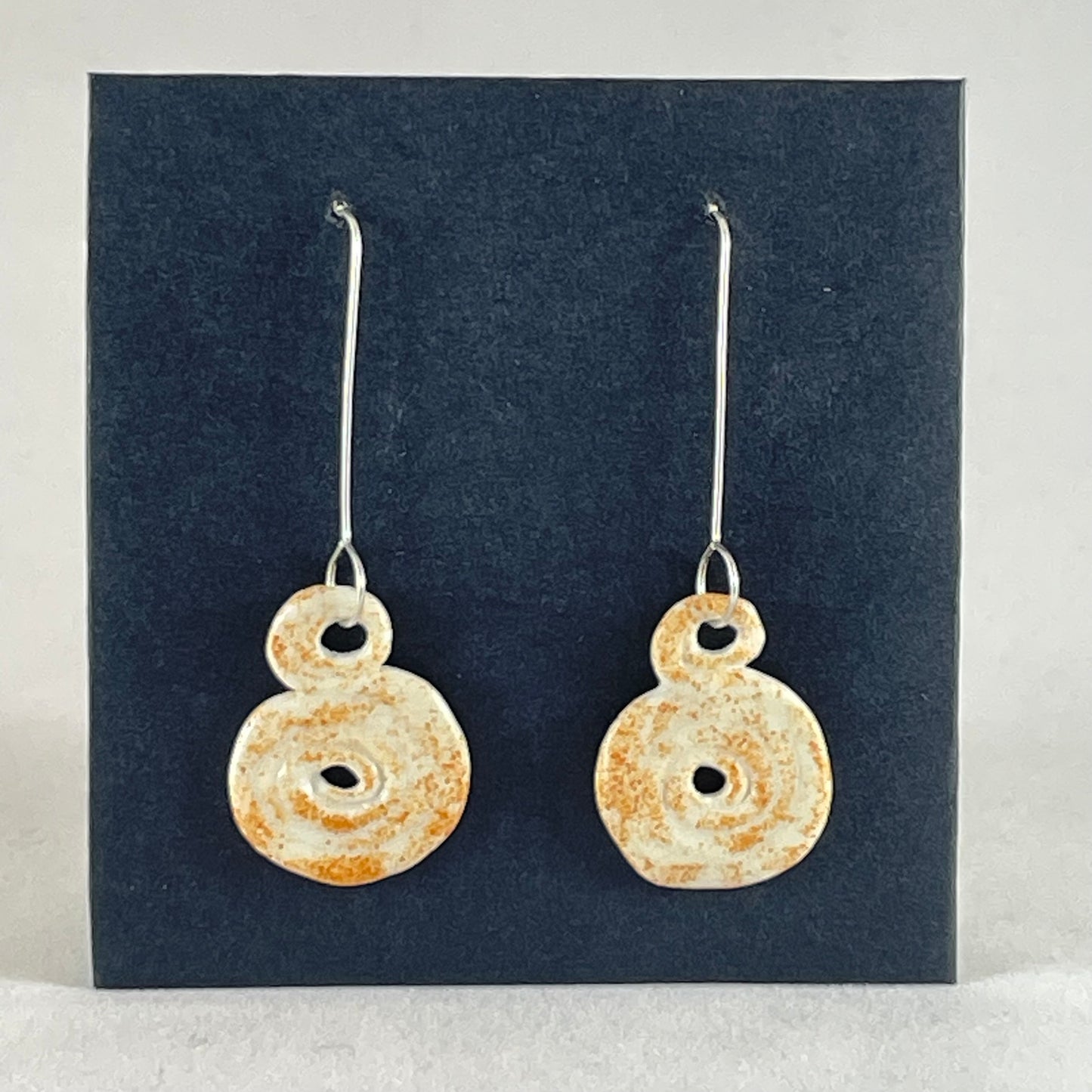 Porcelain earrings long 021
