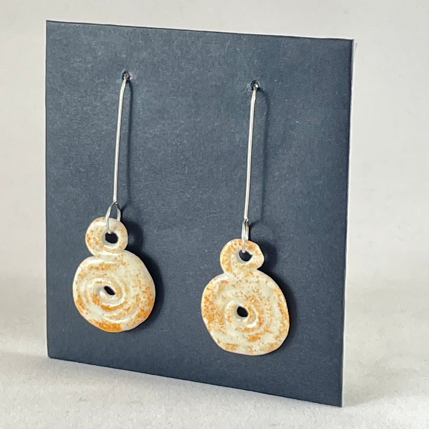 Porcelain earrings long 021