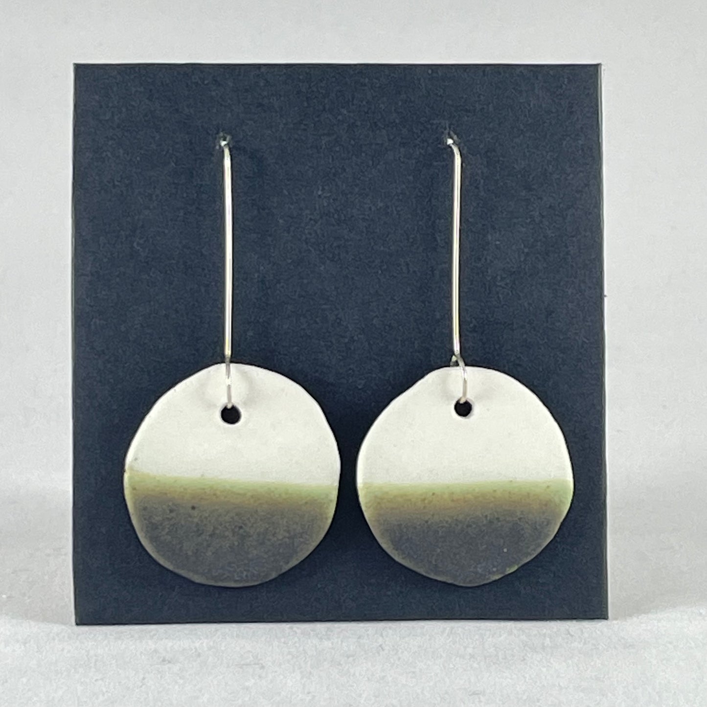 Porcelain earrings long 022