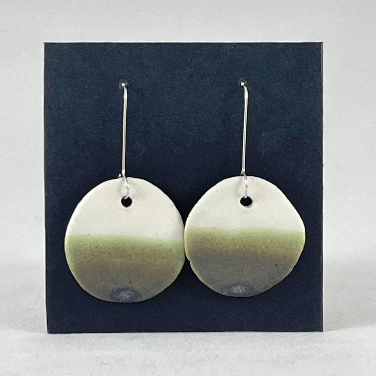 Porcelain earrings long 023