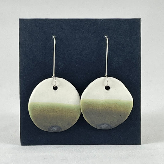 Porcelain earrings long 023