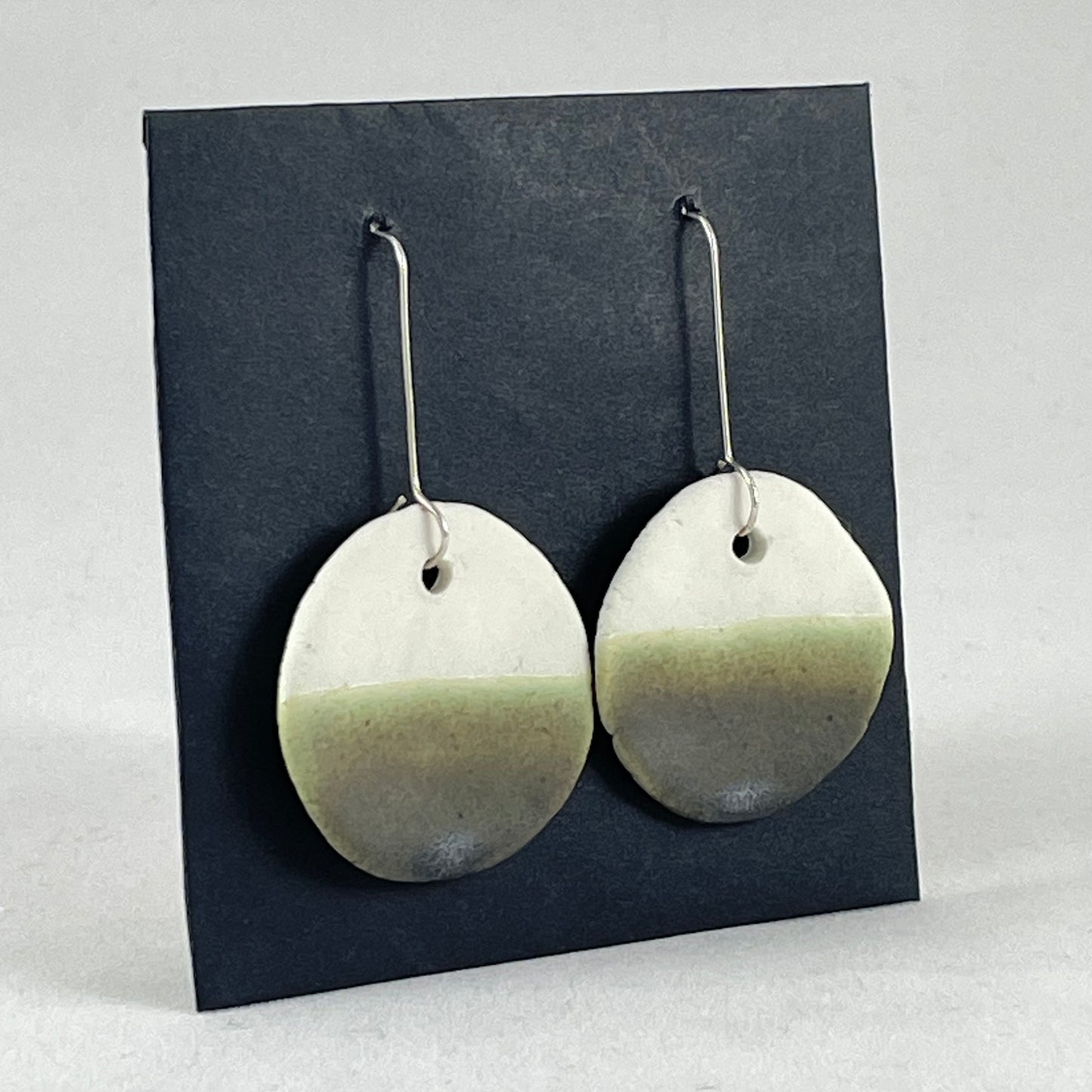 Porcelain earrings long 023