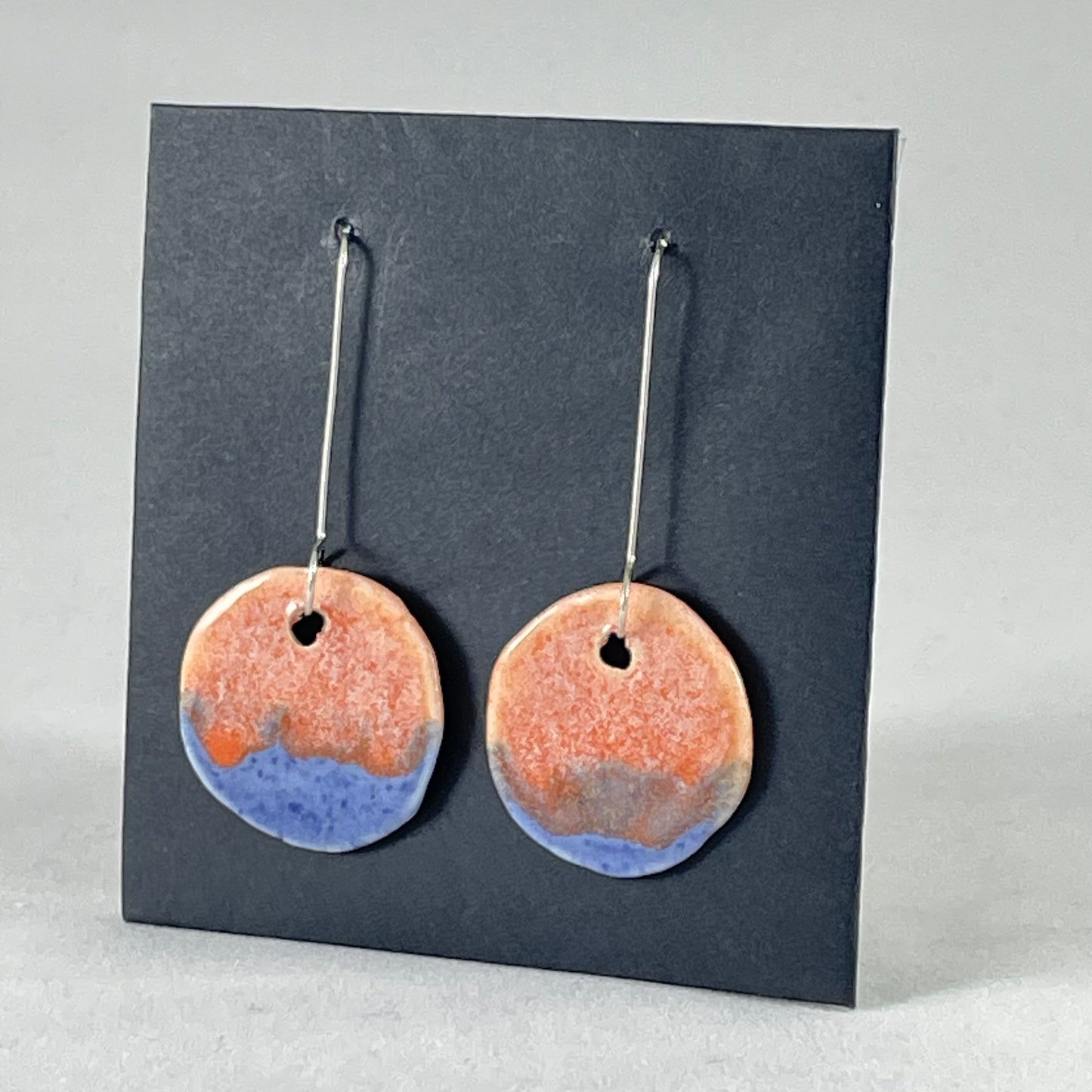 Porcelain earrings long 041