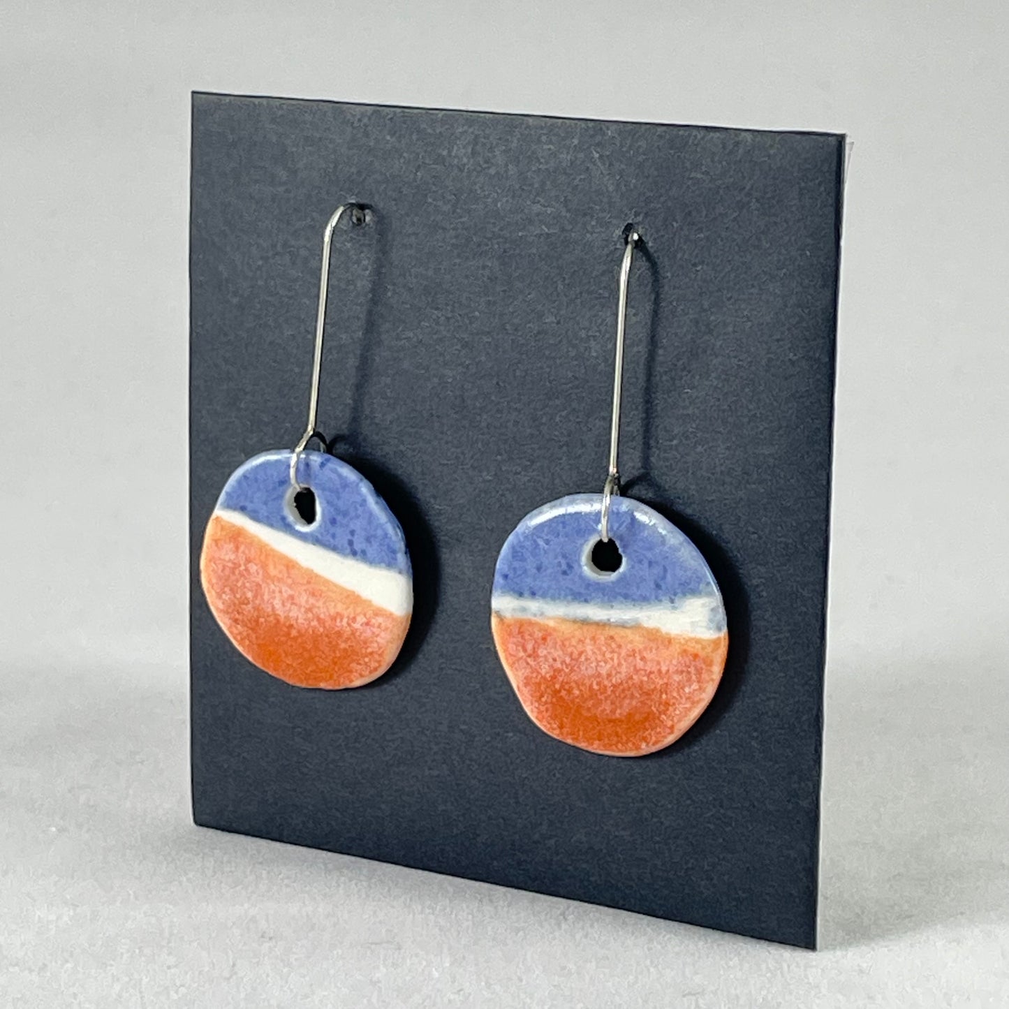 Porcelain earrings 046