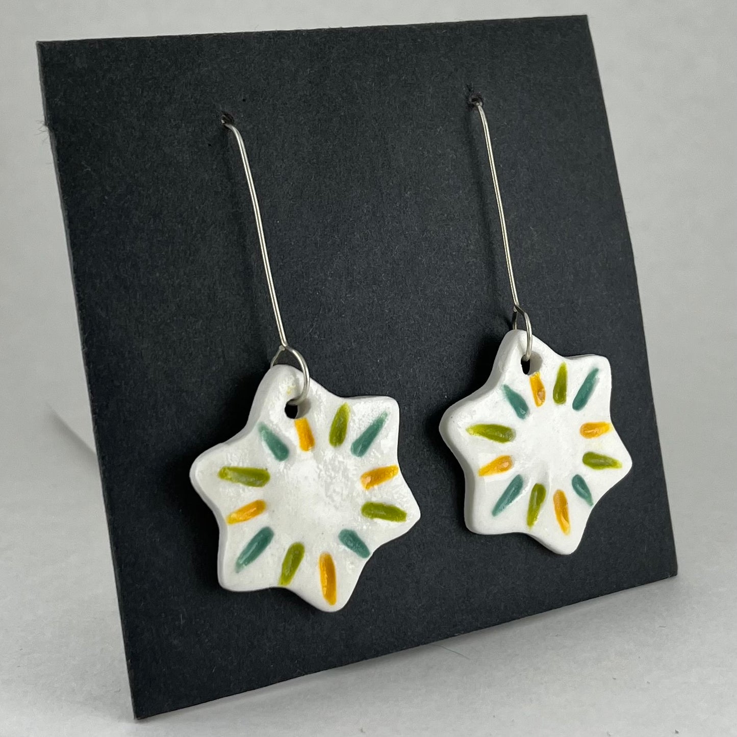 Porcelain earrings 122
