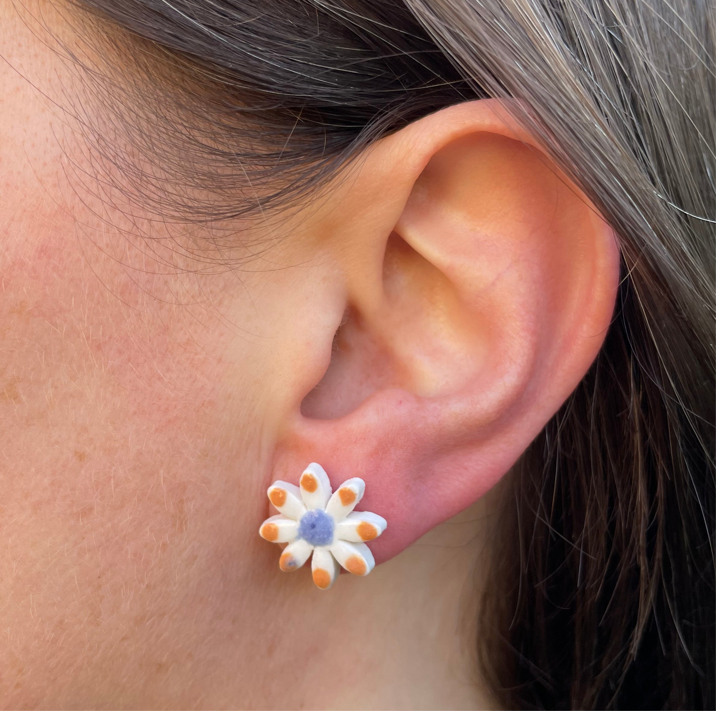 Porcelain earrings 104