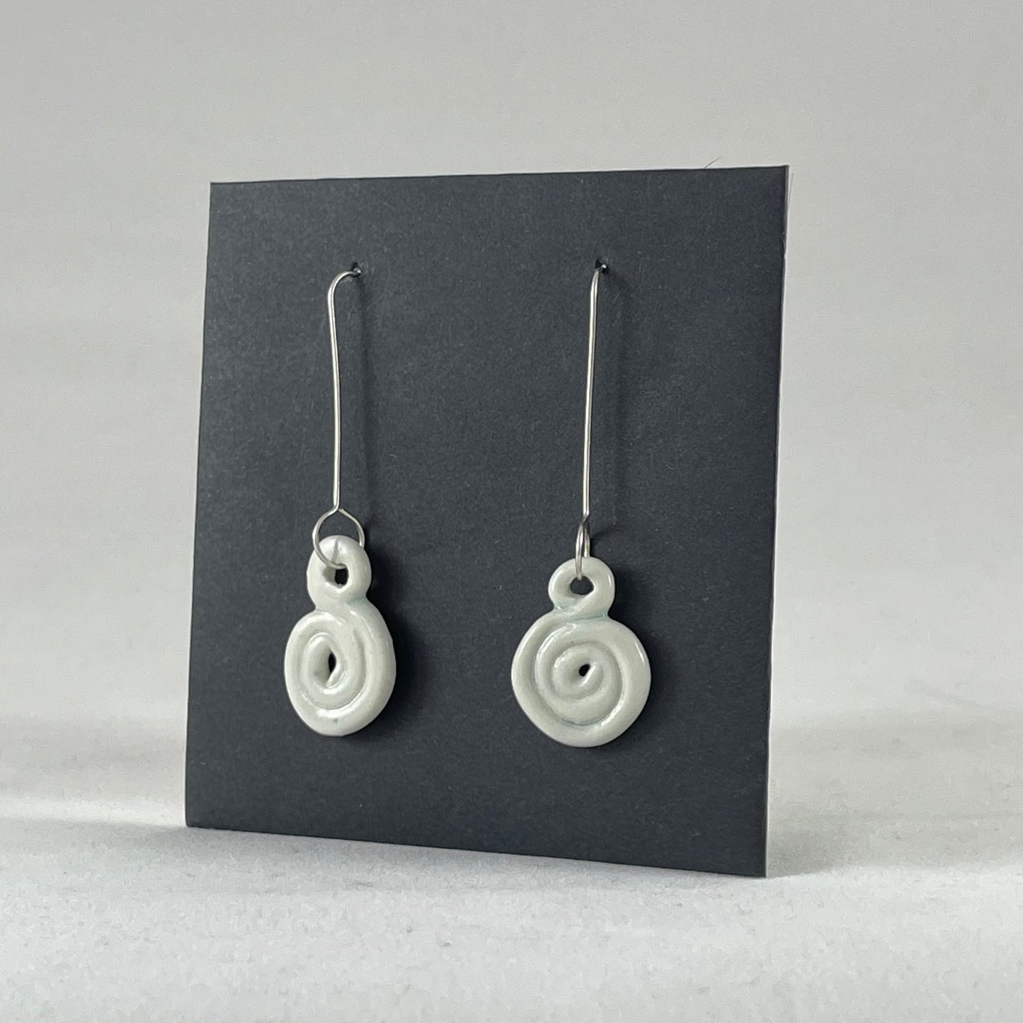 Porcelain earrings long 019