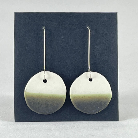 Porcelain earrings long 022