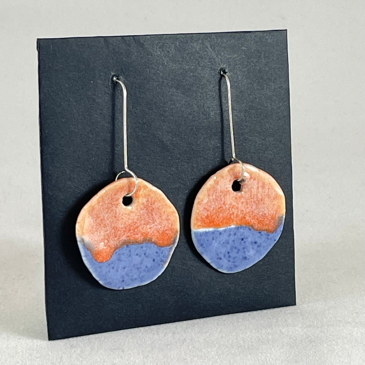 Porcelain earrings long 042