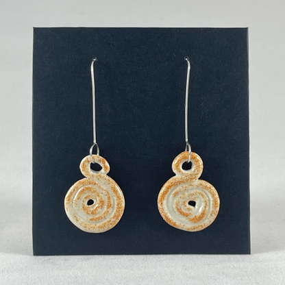 Porcelain earrings long 020
