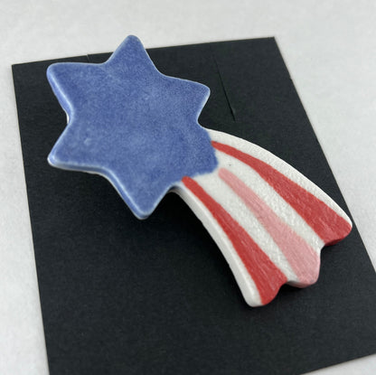 Porcelain hair clip 005