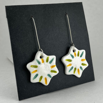Porcelain earrings 122