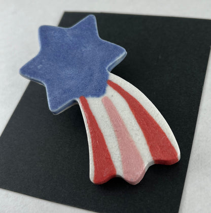 Porcelain hair clip 005