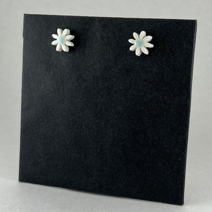 Porcelain earrings 118 - daisies