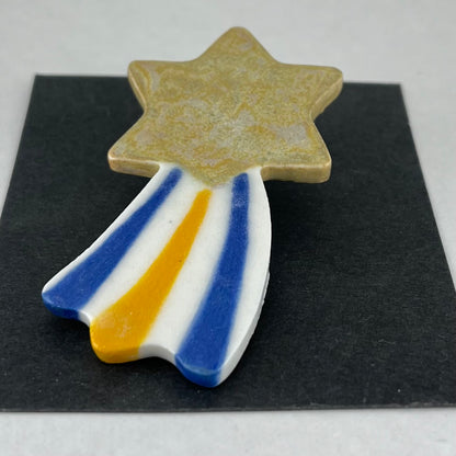 Porcelain hair clip 007