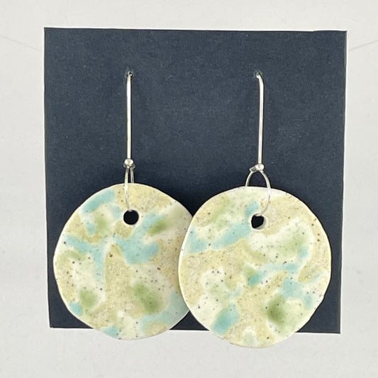 Ceramic earrings large 028