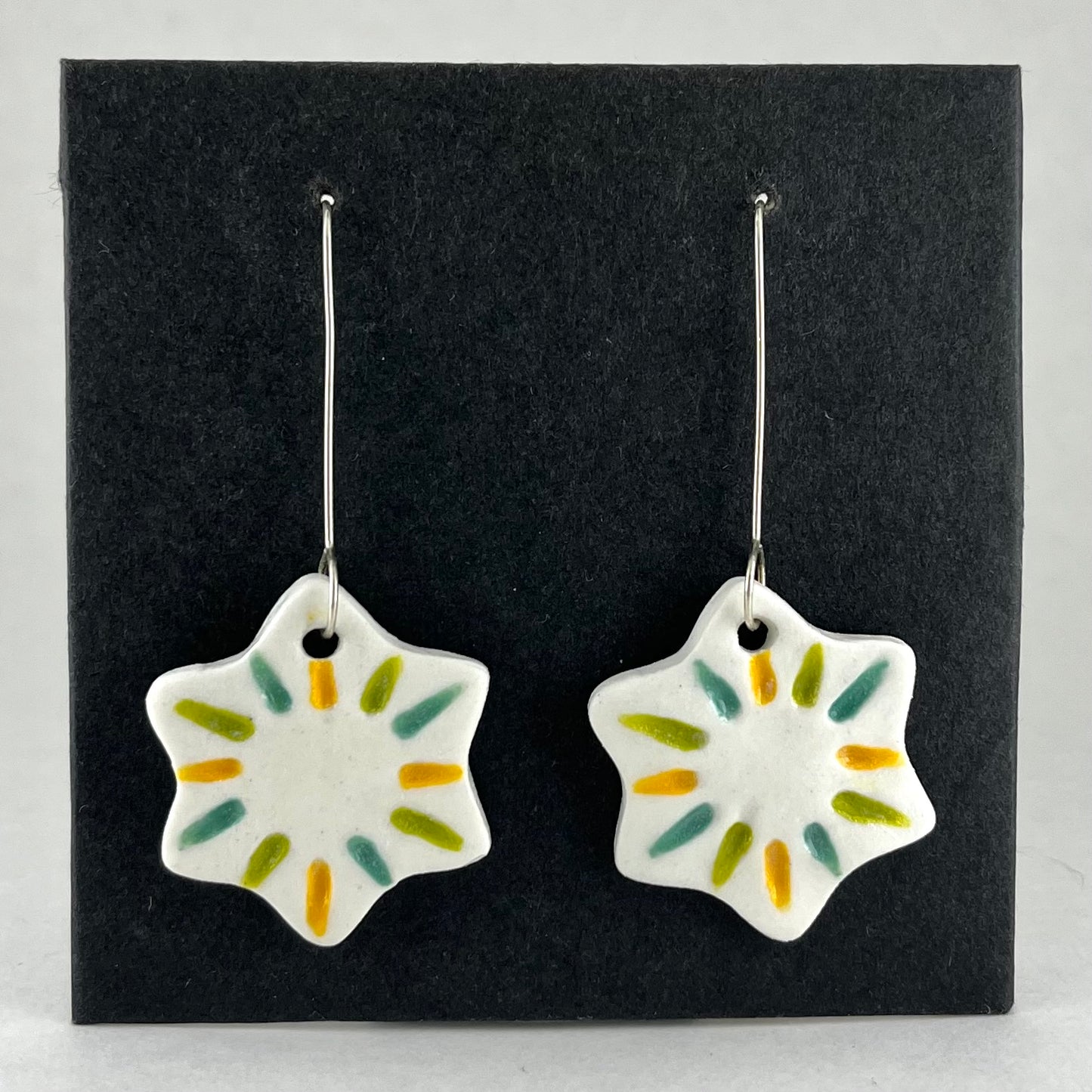 Porcelain earrings 122