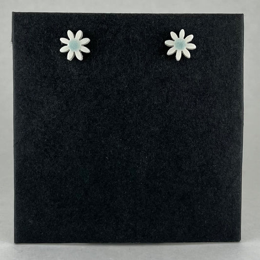 Porcelain earrings 118 - daisies