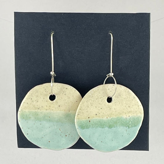 Ceramic earrings large 027