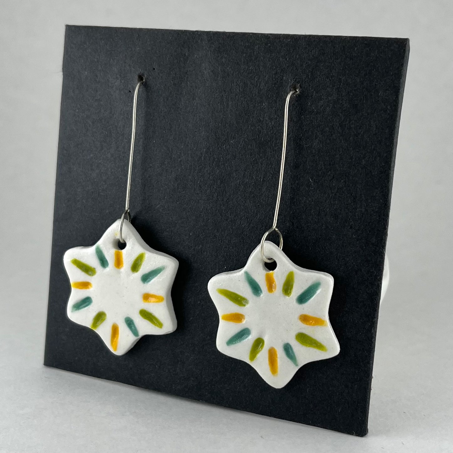 Porcelain earrings 122