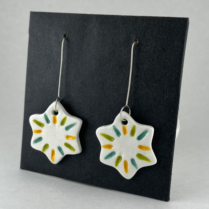 Porcelain earrings 122