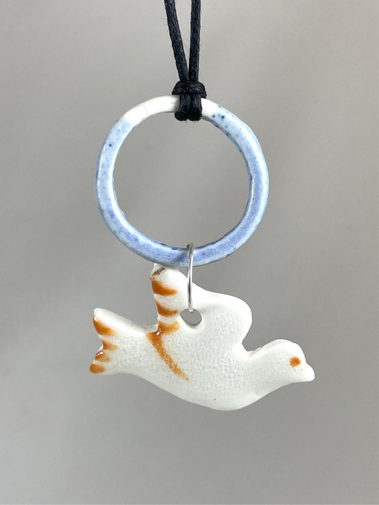 Porcelain necklace 003