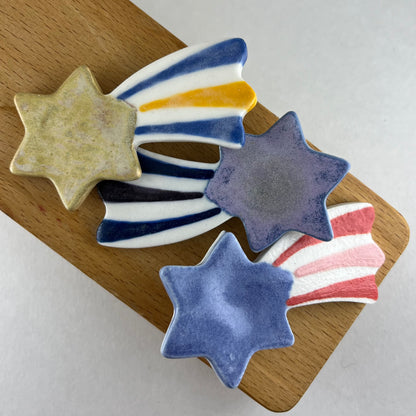 Porcelain hair clip 007