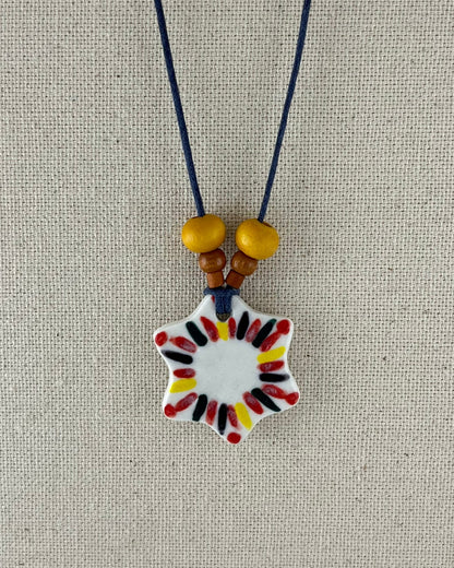 Porcelain necklace 042